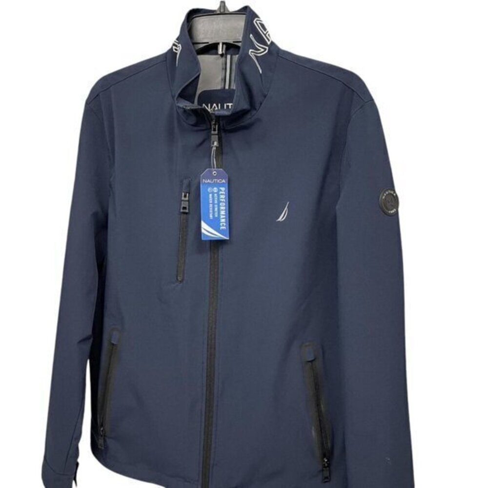 NAUTICA Full Zip AEROLAYER Windbreaker Golf Jacket Men Size XXL 2X New with tags - Picture 3 of 16